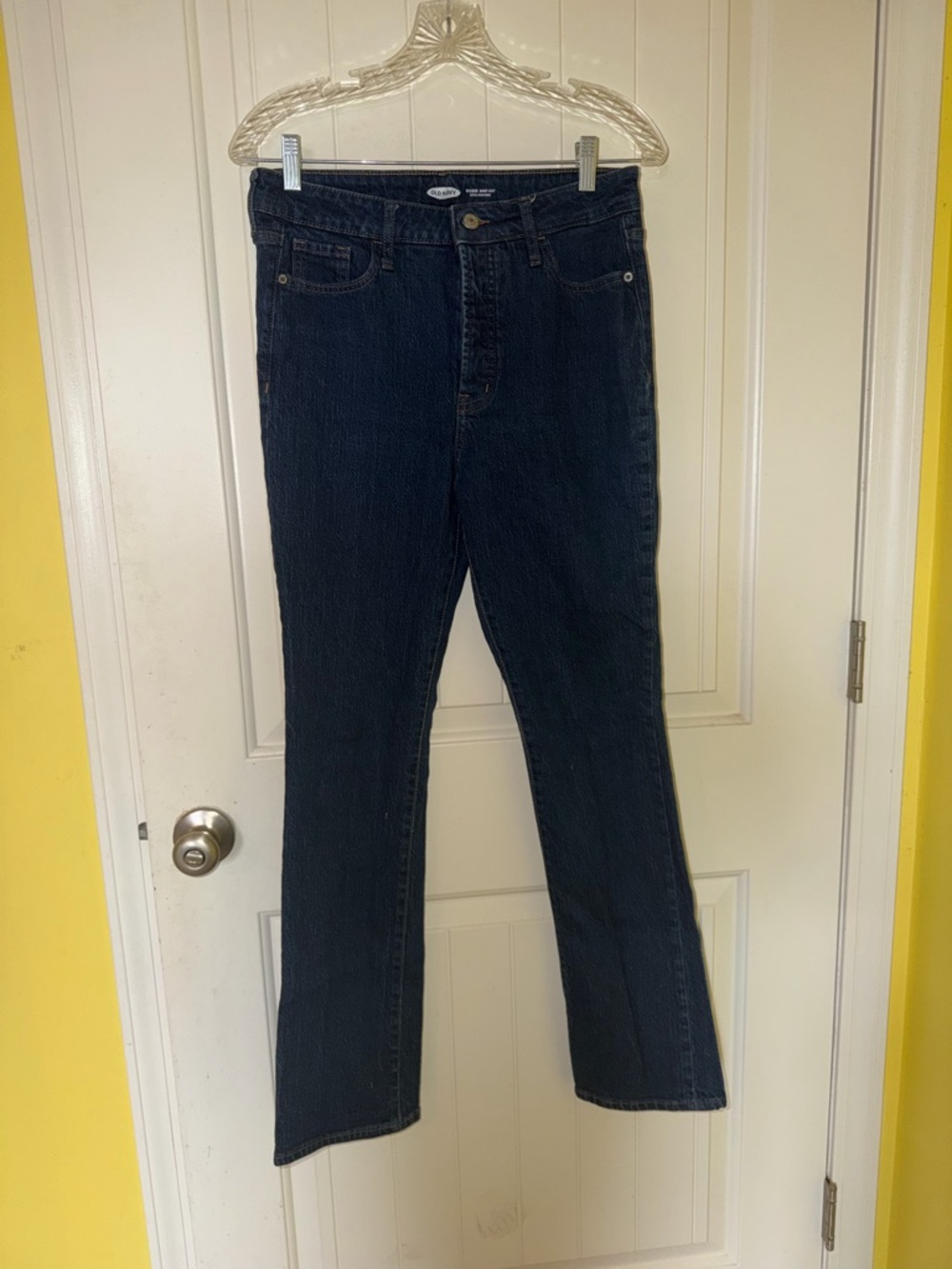 Old Navy Dark Blue Straight-Leg Jeans